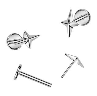TIT1783 Piercing do brady - PUSH IN labreta TITAN