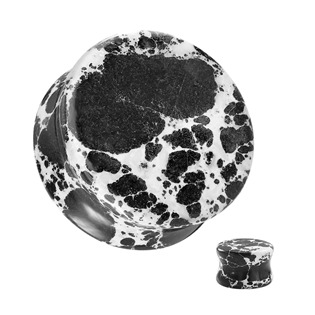 PL01279-16 Mramorovaný plug do ucha, průměr 16 mm
