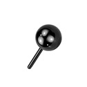 5 mm kulička k PUSH IN piercingu TITAN, barva černá