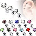 Cartilage piercing do ucha - kámen 3 mm