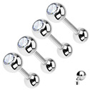 Cartilage piercing TITAN zirkon