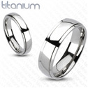 Dámský prsten titan, šíře 4 mm, vel. 54,5