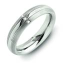 Dámský titanový snubní prsten s diamanty 0131-03