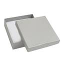 Dárková krabička - stříbřitě šedá