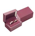 Dárková krabička na snubní prsteny - bordó