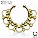 Falešný piercing do nosu - septum