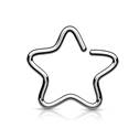 Falešný piercing do ucha cartilage - hvězda