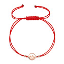 Kabbalah pozlacený rose gold náramek hory
