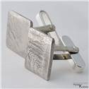 Kované damasteel manžetové knoflíky Quatro