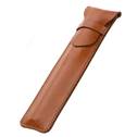 Koženkové pouzdro na pero hnědé