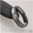 KS1024 Pánský kovaný prsten Damasteel Prima voda