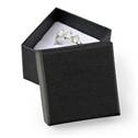 Malá dárková krabička na prsten - černá
