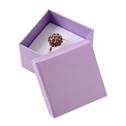 Malá dárková krabička na prsten fialová