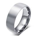 Matný ocelový prsten, šíře 8 mm