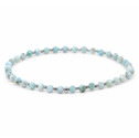 Minerální náramek přírodní Larimar a stříbro AG925