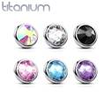 Náhradní kamínek k dermálu TITAN, závit 1,6 mm, 4mm