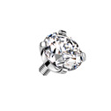 Náhradní kamínek TITAN, závit 1,2 mm, 4mm čirý zirkon