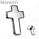 Náhradní křížek TITAN k labretě , závit 1,2 mm
