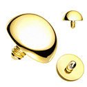 Náhradní půlkulička TITAN, závit 1,2 mm, rozměr 4 mm