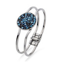Náramek s krystaly Crystals from Swarovski® BLUELIZED