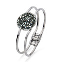 Náramek s krystaly Crystals from Swarovski® LIGHT CHROME