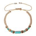 Náramek Shamballa světle hnědý