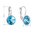 Náušnice bižuterie s Crystals from Swarovski® AQUAMARINE