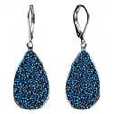 Náušnice Crystals from Swarovski® BERMUDA BLUE