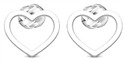 Náušnice srdce
