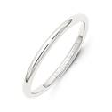 NB101 Stříbrný snubní prsten šíře 2 mm