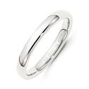 NB101 Stříbrný snubní prsten šíře 3 mm