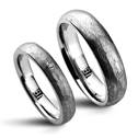 NWF1010-Zr Wolframové snubní prsteny - pár