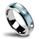 NWF1019 Dámský snubní prsten s perletí