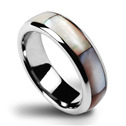 NWF1020 Dámský snubní prsten s perletí