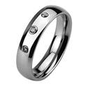 NWF1025 Dámský snubní prsten, 3 zirkony