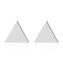 Ocelové geometrické náušnice trojúhelníky