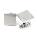Ocelové manžetové knoflíčky - čtverce