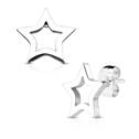 Ocelové náušnice - hvězdičky