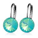 Ocelové náušnice - Pacific Opal, 8 mm