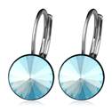 Ocelové náušnice s krystaly Swarovski® BLUE SHADE