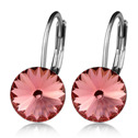 Ocelové náušnice s krystaly Swarovski® ROSE PEACH