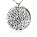 Ocelový náhrdelník s krystaly Crystals from Swarovski®, CRYSTAL AB