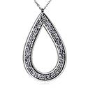 Ocelový náhrdelník s krystaly Crystals from Swarovski®, CRYSTAL CAL