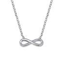 Ocelový náhrdelník s přívěškem - nekonečno