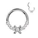 Ocelový piercing - segment kruh