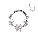 Ocelový piercing - segment kruh