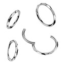 Ocelový piercing - segment kruh