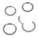 Ocelový piercing - segment kruh