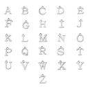 Ocelový přívěšek - iniciála - písmeno