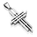Ocelový přívěšek - kříž